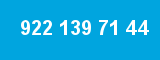 922 139 71 44 922 139 71 44